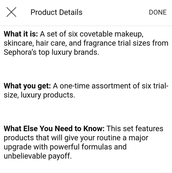 Sephora Favorites LUXE - Coveted Limited Edition Collection - Picture 3 of 16